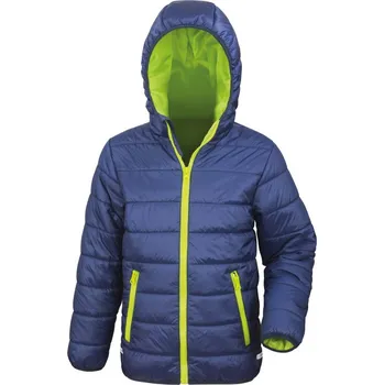 Chlapecké kalhoty Result Bunda R 233JY prošívaná, dětská COT30233Jp8300-navy/lime XS Navy/lime zelená