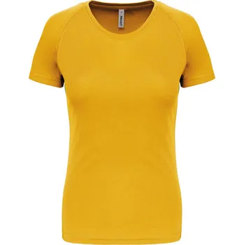 pracovní tričko Kariban Tričko PA439, sportovní, krátký rukáv, dámské COT20P439a2700-true yellow Žlutá XS
