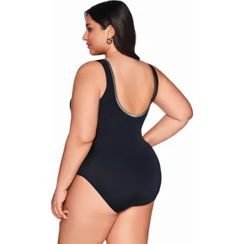 Dámské plavky JEDNODÍLNÉ PLAVKY SKJ 62 ČERNÉ černá 75E