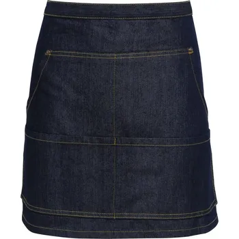 Premier Zástěra PR 125 do pasu, krátká, denim COT390125m1499-indigo deni UNI Denim indigo