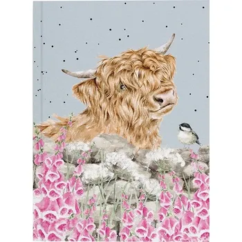 Blok Zápisník Wrendale Designs "Just for Moo", A6, 48 l., linkovaný - Kráva