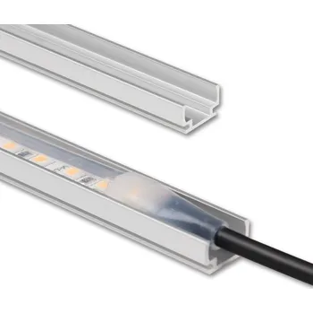 LED páska Přisazený hliníkový profil PLB 15x8mm bez difuzoru 1m