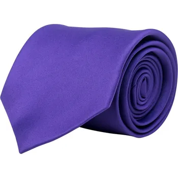 Opasek Korntex Kravata KXTIE8, klasická COT76TIE8x3499-dark violet UNI Fialová tmavá