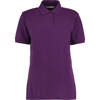 Pánské tričko Kustom Kit Polokošile Superwash KK 703, krátký rukáv, dámská COT430703a602e-dark purple L Purpurová tmavá