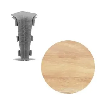 Salag AC AP28/1 vnitřní růžek k soklové liště SG75, PVC Ořech zlatý, 1 ks