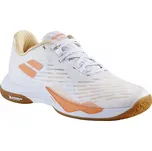 BADMINTONOVÁ OBUV BABOLAT SHADOW TOUR 5 BÍLÁ/ŽLUTÁ DÁMSKÁ VEL. 38,5