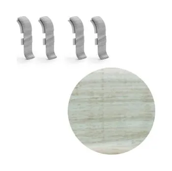 soklová lišta AC AP28 spojka k liště NGF56, PVC dub světlý, v: 56 mm, 4 ks