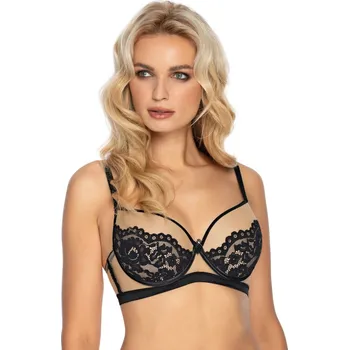 Dámské spodní prádlo Dámská podprsenka Torfi push up black - ROZA černá 80/C