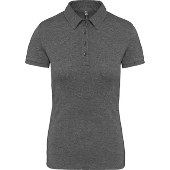 Pánské tričko Kariban Polokošile Kariban K263, žerzejová, krátký rukáv, dámská COT20K26303405-grey heathe 2XL Melír šedá