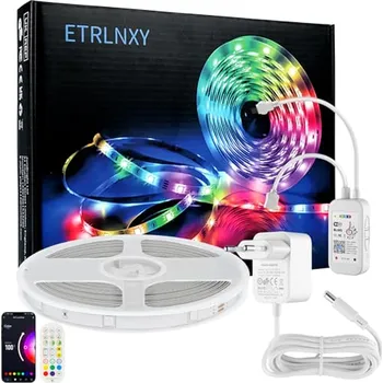 LED páska Alexa LED Strip 10m, Wifi LED Strip Lights RGB LED Stripes LED Fairy Lights Music Syncing, Tuya App Function with Google Assista X001RYRWK7