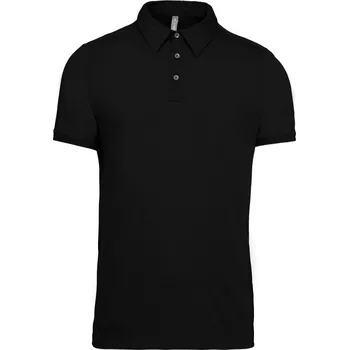 Pánské tričko Kariban Polokošile Kariban K262 žerzejová, krátký rukáv, pánská COT20K26200205-black 2XL Černá