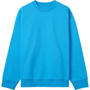 pracovní mikina TRUE BLANKS Mikina Contemporary Mens Boxy Sweater, pánská COT73260144005-turquoise 2XL Tyrkysová