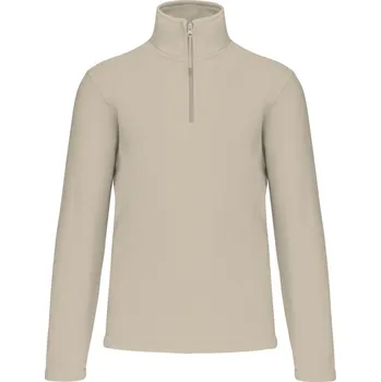 pracovní mikina Kariban Mikina Kariban K912 Enzo s 1/4 zipem, mikrofleecová COT20K91212500-beige XS Béžová