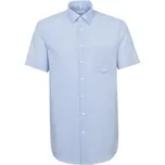 Seidensticker Košile Shirt Regular SSL, krátký rukáv COT783001037xp-light blue Modrá světlá 47