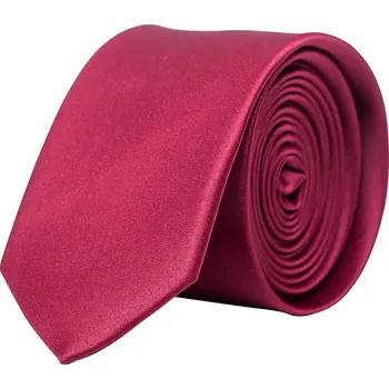 Opasek Korntex Kravata KXTIE5, úzká COT76TIE510899-dark red UNI Červená tmavá