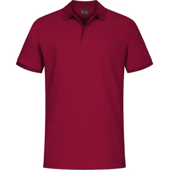 Pánské tričko Promodoro Polokošile Promodoro EXCD 4400, krátký rukáv, pánské COT404400w9302-granat M Granátová