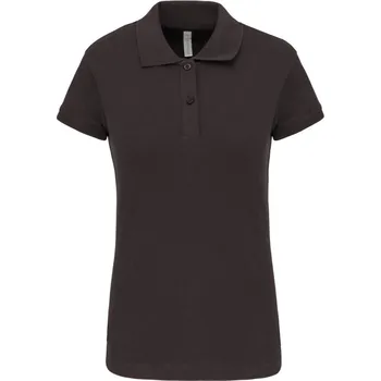 Kariban Polokošile Kariban Brooke K240, elastické, krátký rukáv, dámská COT20K24067002-dark grey M Šedá tmavá