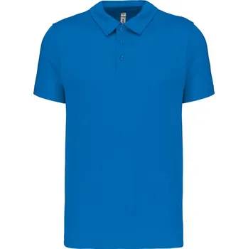 Pánská móda Kariban Polokošile Kariban PA482 CoolPlus®, krátký rukáv, pánská COT20P48209404-aqua blue XL Modrá aqua