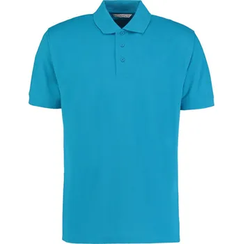 Pánské tričko Kustom Kit Polokošile Superwash KK 403, krátký rukáv, pánská COT43040344015-turquoise Tyrkysová 5XL