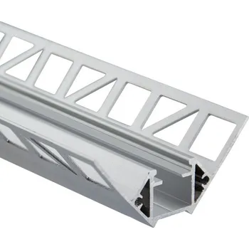 LED páska Hliníkový profil pro obklady a dlažbu DF 61x24 mm včetně mléčného difuzoru 2 m