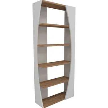 Knihovna Casarredo THERMI policový regál, borovice Atlantic / bílá