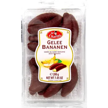 Čokoláda Sir Charles želé banánky v čokoládě 200g - originál z Německa