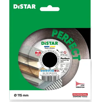Řezný kotouč Diamantový kotouč na obklady a dlažby DISTAR PERFECT 115x1,5x25x22,23 – TOP kvalita řezu
