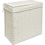 Koš na prádlo SAT bílá SATDKOSPRB