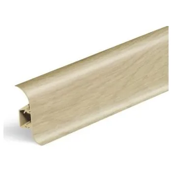 soklová lišta SALAG sp. z o.o. AC AP28 soklová lišta NGF56, PVC dub unikát, v: 56 mm, š: 23 mm, d: 2,5 m