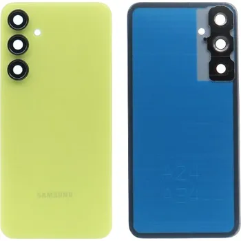 Samsung Galaxy A55 - Zadní kryt + kryt fotoaparátu, barva žlutá