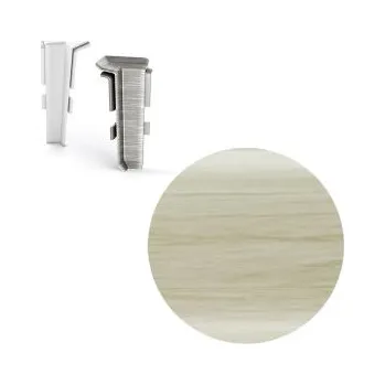 Podlahová lišta Salag AC AP31/1 vnitřní růžek k soklové liště NG80, PVC javor patina, v: 80 mm, 1 ks