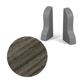 soklová lišta AC AP35 koncovka L+P k liště 08, Dub Roseburn, 1 pár