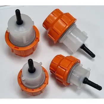 kabelová chránička Koncovka optické chráničky DN40 s ventilkem PP OR/TT TRANSFIT oranžová PLAS-FIT