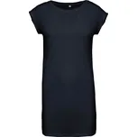 Kariban Tričkové šaty K 388, krátký rukáv, dámské COT20K38800334-navy Navy L-XL