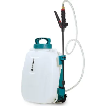 Postřikovač Elektrický postřikovač Keeper Forest 10. Postřikovač na záda s lithiovou baterií. 10L. Dezinfekční postřikovač. Autonomie až 4 h 8435128277522
