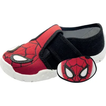RAWEKS Dětská domácí obuv s vyndávací koženou stelkou BORYS B20 Spiderman Velikost: 28