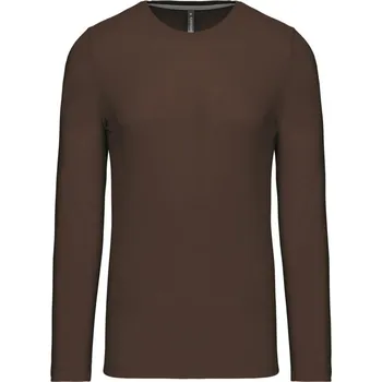 pracovní tričko Kariban Tričko K359, dlouhý rukáv, pánské COT20K35914013-chocolate 3XL Čokoládová