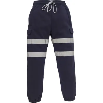 Pánské kalhoty Yoko Tepláky HV016T Hi-Vis, výstražné COT79016T00313-navy 3XL Navy