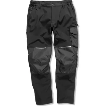 Pánské kalhoty Result Kalhoty R 473X do pasu, 3-vrstvé, softshellové COT30473X00200-black Černá XS