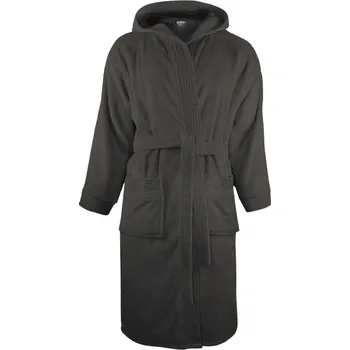Opasek The One Towelling Župan s kapucí Bathrobe hooded COT48102102036-anthracite 2XL-3XL Antracitová