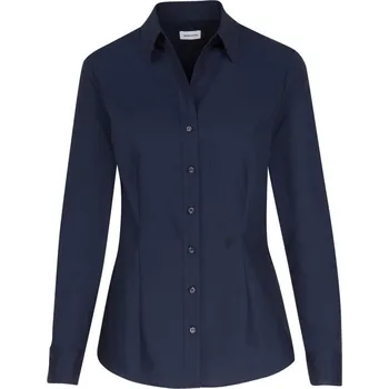 Pánská košile Seidensticker Košile Blouse Slim LSL, dlouhý rukáv, dámská COT780613003xe-navy Navy 36