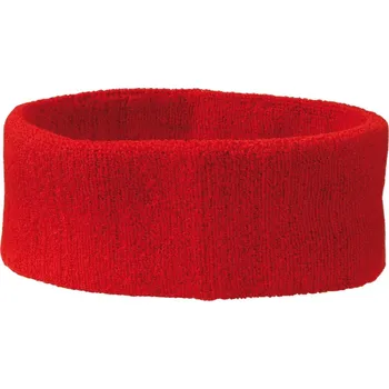 Pracovní přilba Myrtle Beach Čelenka MB 42, froté COT03004200499-red Červená UNI