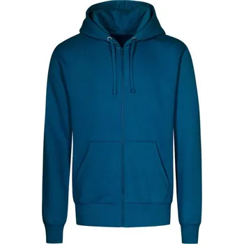 pracovní mikina Promodoro Mikina s kapucí Promodoro 1650 X.O, pánská COT40165058003-petrol L Petrolejová