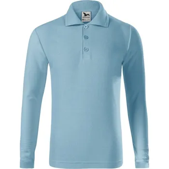 Chlapecké kalhoty MALFINI Polokošile Pique Polo LS, dlouhý rukáv, dětská MAL-2411507 Modrá nebesky 12 roků