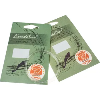 Muškařský ujímaný návazec Flat Butt Tapered Leader Clear 5x