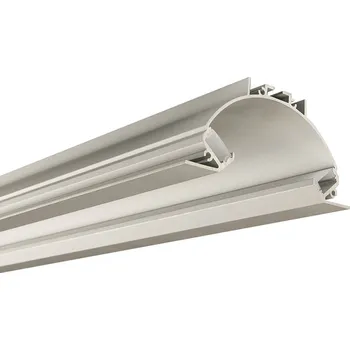 LED páska Podhledový hliníkový profil AB pro sádrokarton, 102x49mm, vč. mléčného difuzoru, 2m