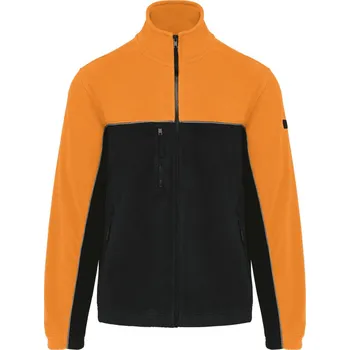 pracovní mikina Kariban Mikina Kariban WK904, fleecová COT20W90481305-black/orang 2XL Černá/oranžová