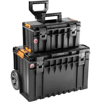 NEO TOOLS Modulární box na kolečkách + 500 box