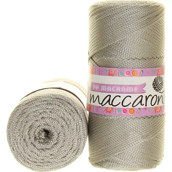 Příze Maccaroni PP Macrame 062 světle šedá