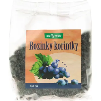 Sušené ovoce bio nebio BIO rozinky korintky 150 g